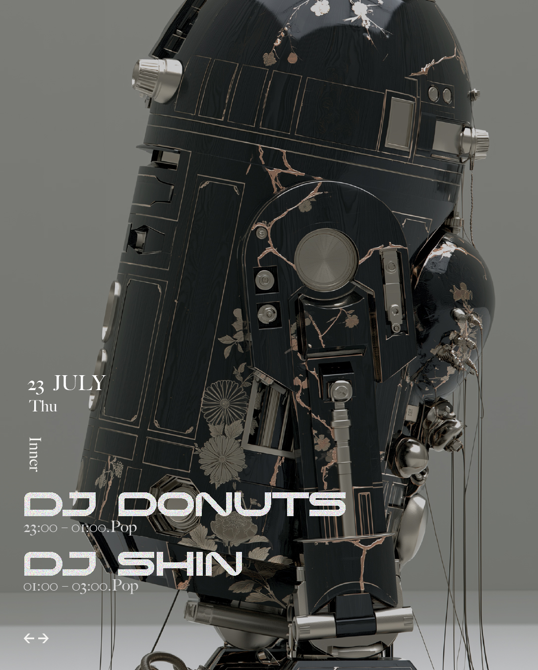 23 July — DJ Shin at Cosma Taipei Inner
